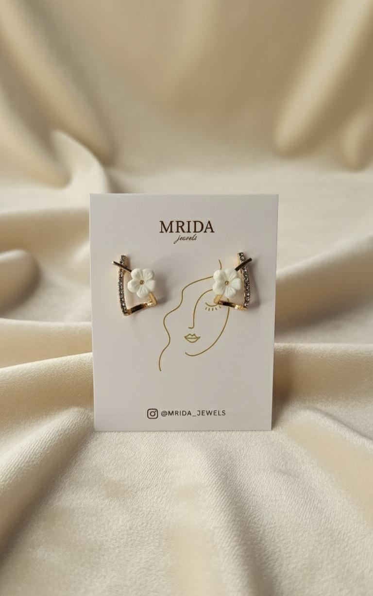 Floral Embrace Hoops