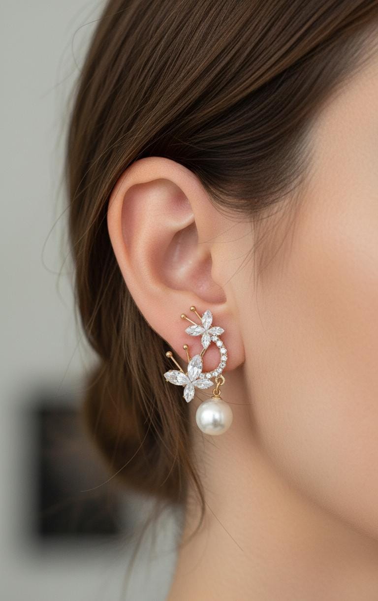 Starlight pearl Earrings