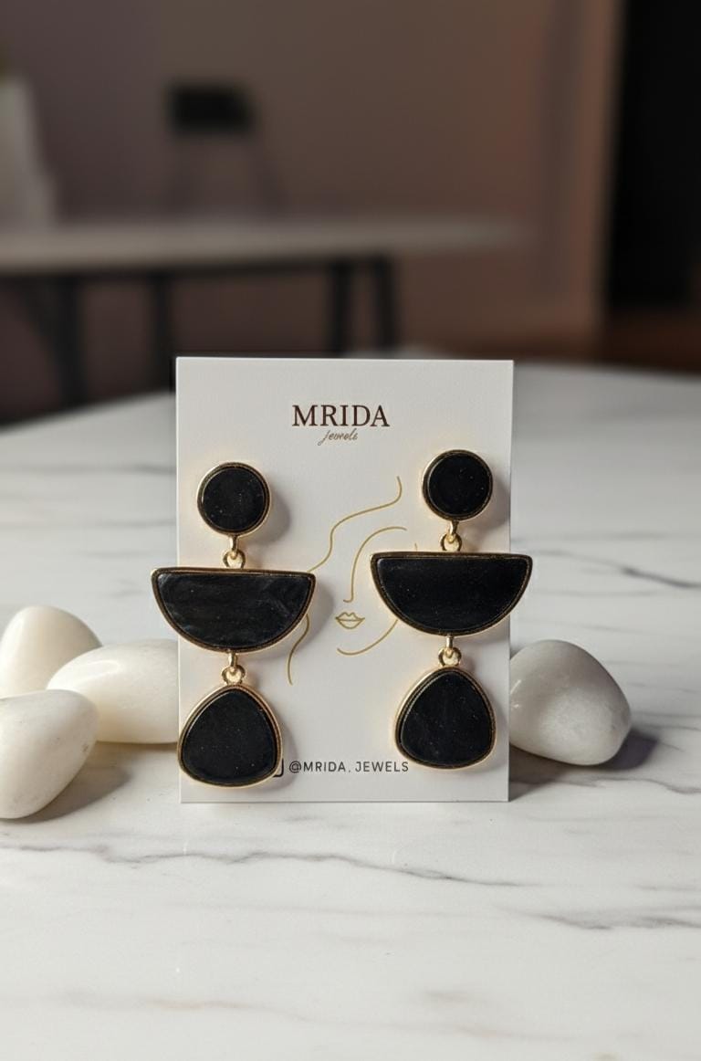 Marble pattern Earings