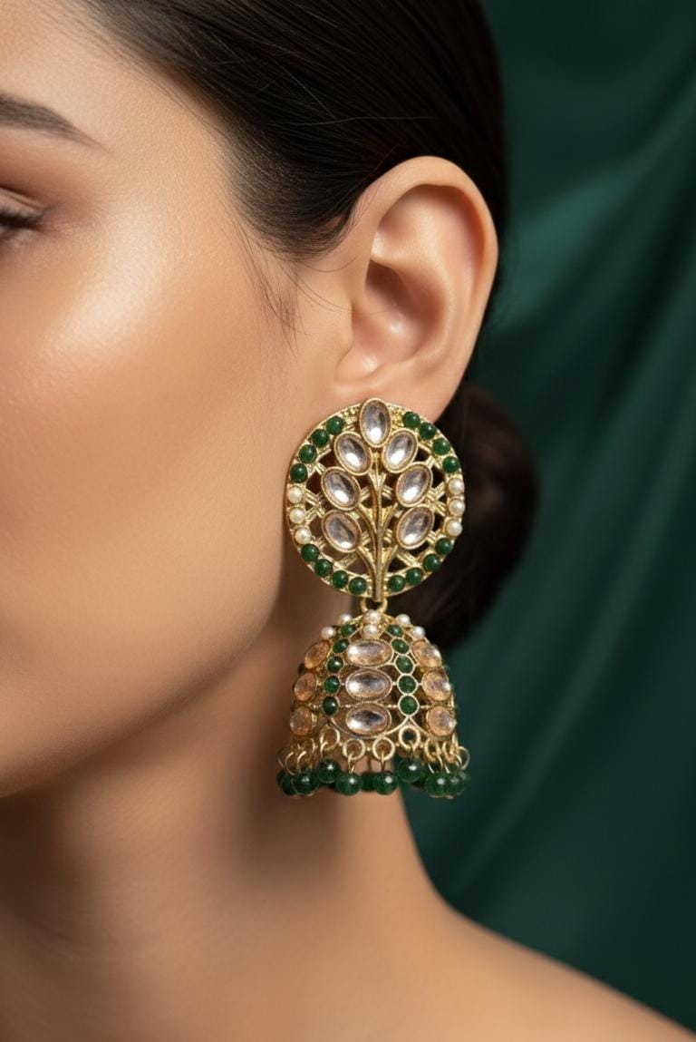 Blush Blossom Jhumkas