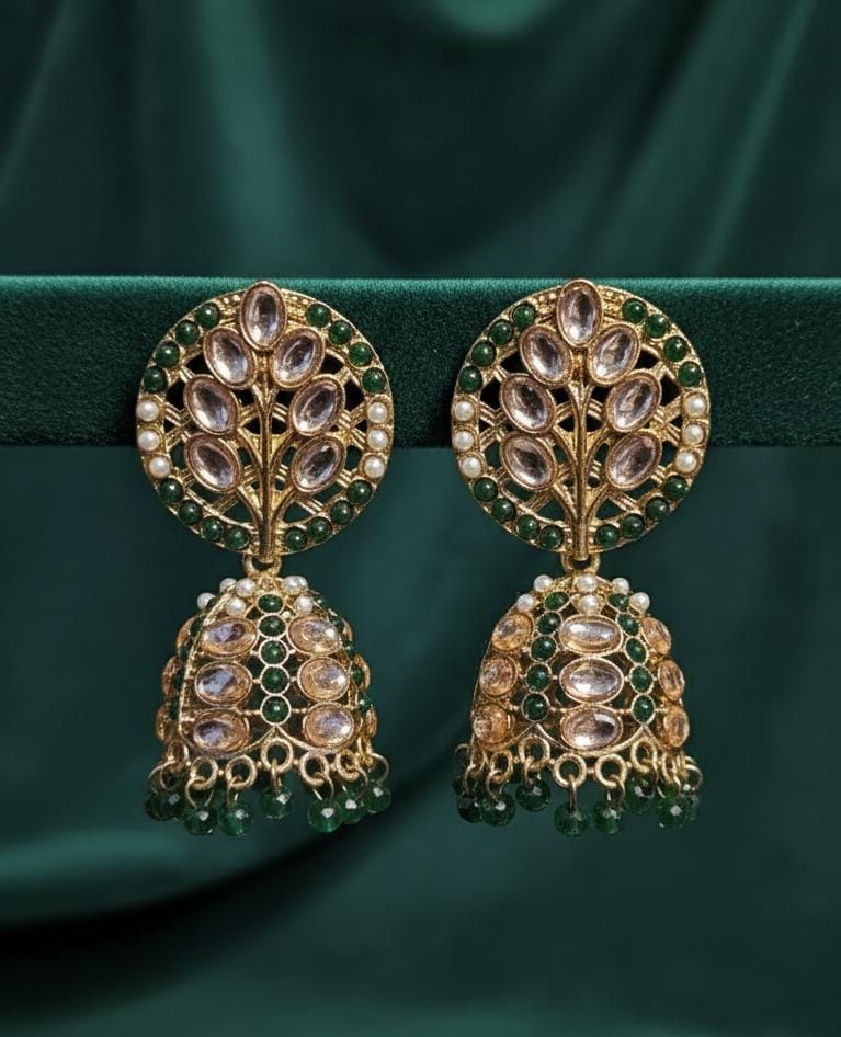 Blush Blossom Jhumkas